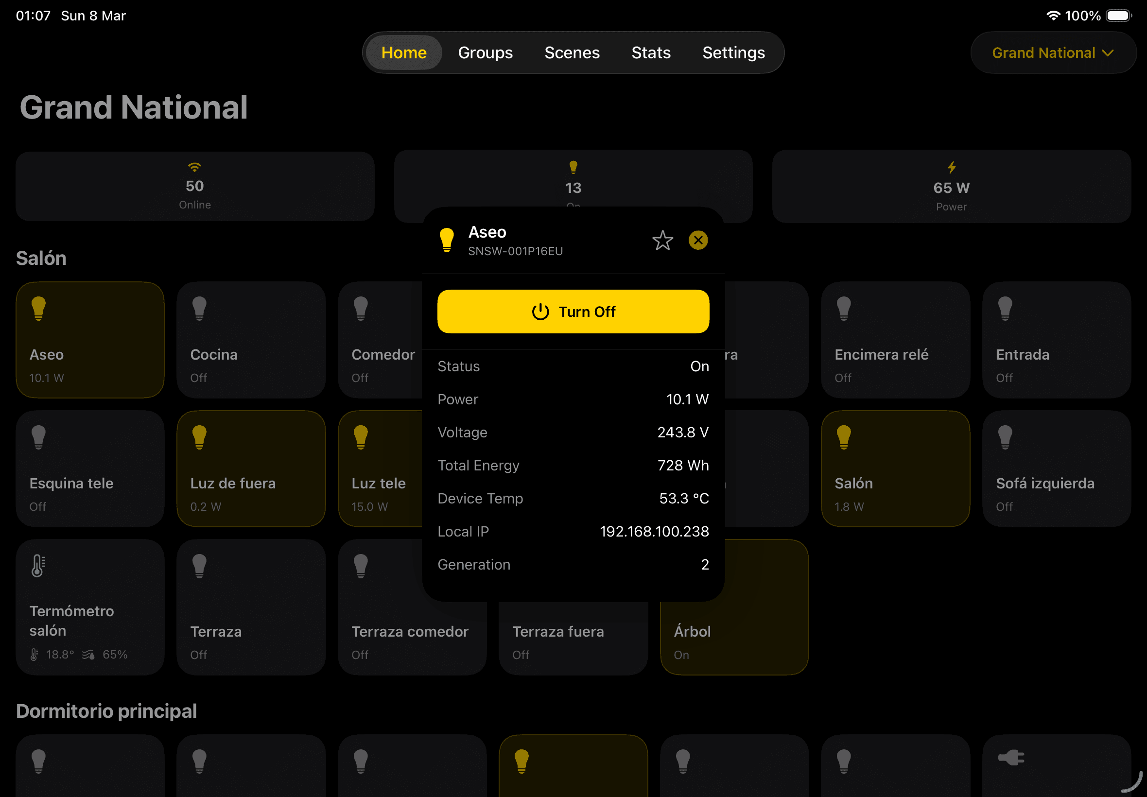 iPad landscape device detail